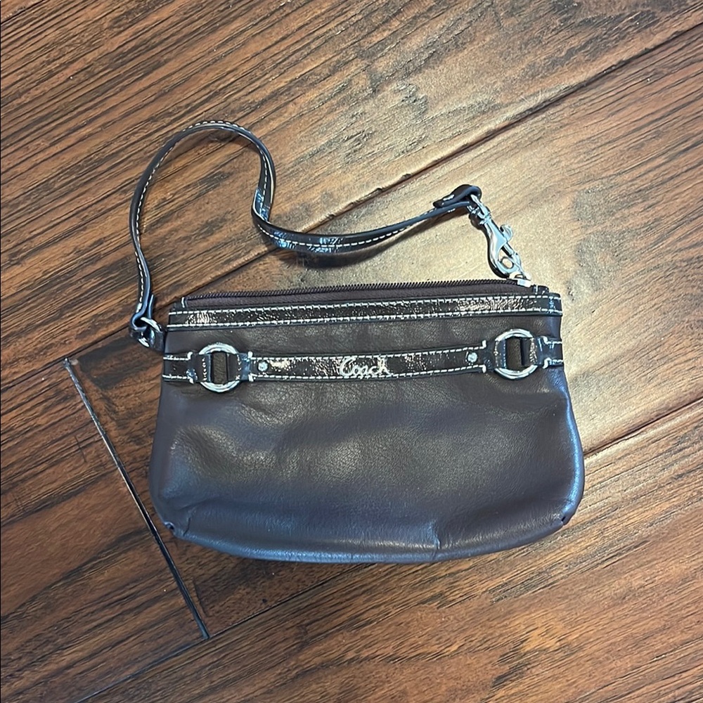 COACH Wristlet  - brown